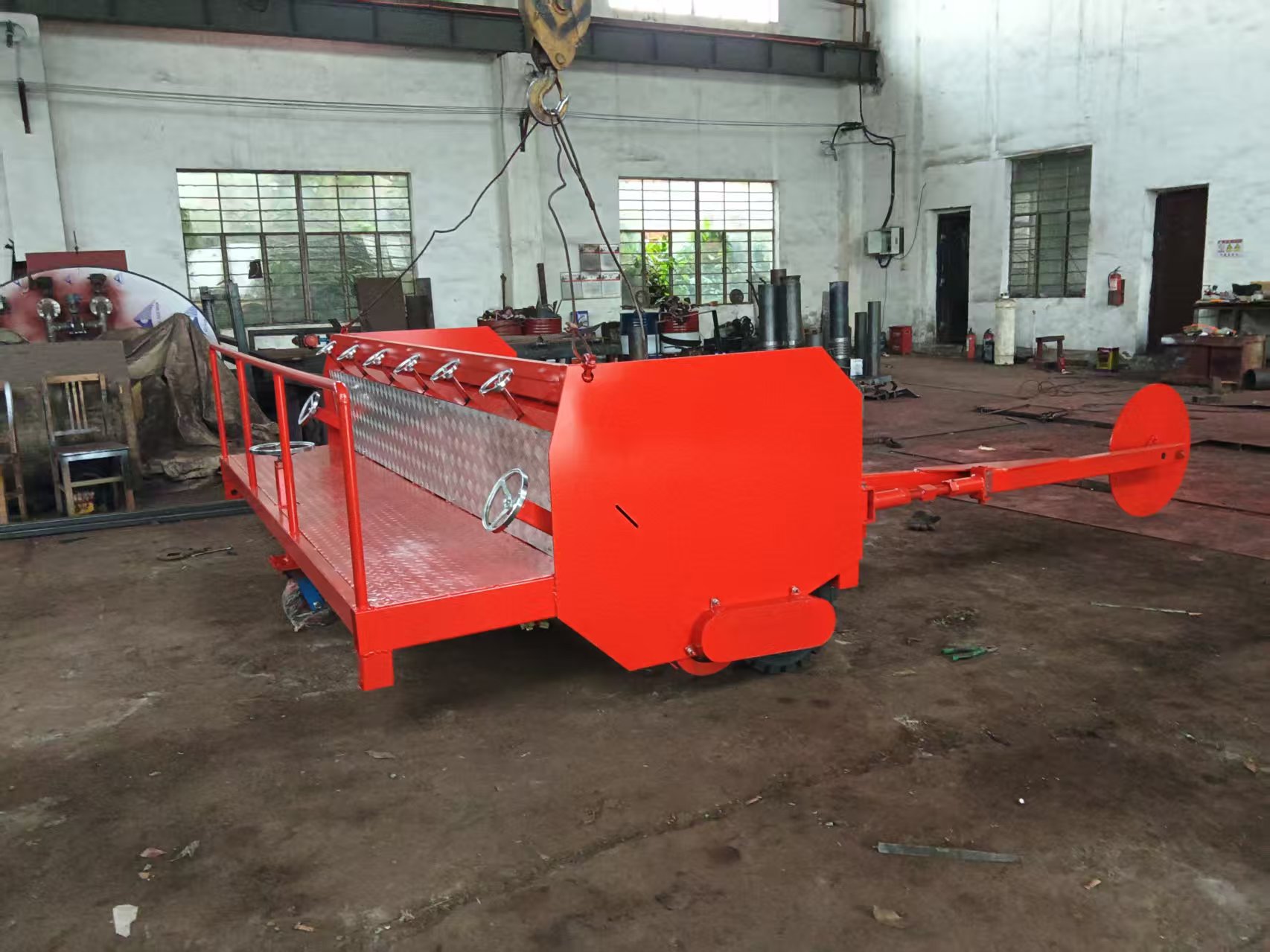 推行式碎石撒布機